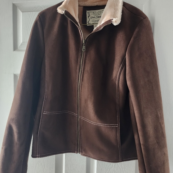 Suede brown jacket - Picture 2 of 2